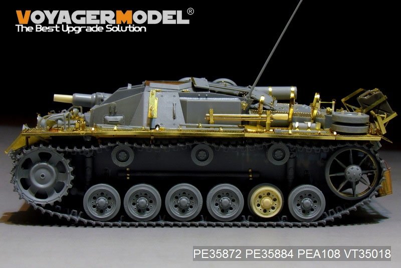 Voyager Model PE35872 WWII German StuG.III Ausf.C/D Africa troop Basic for DRAGON 1/35 – Bild 5