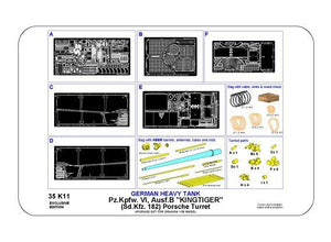 Aber 35K11 Pz.Kpfw. VI, Ausf.B (Sd.Kfz. 182) King Tiger (Porsche Turret) 1/35 – Bild 10