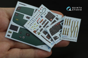 Quinta Studio QD48237 B-26K 3D-Printed &amp;amp; colored Interior on decal paper (ICM) 1/48 – image 2