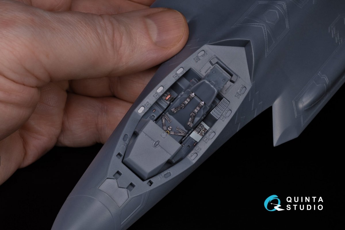 Quinta Studio QD48060 F-35A 3D-Printed &amp;amp; coloured Interior on decal paper (Meng) 1/48 – zdjęcie 6
