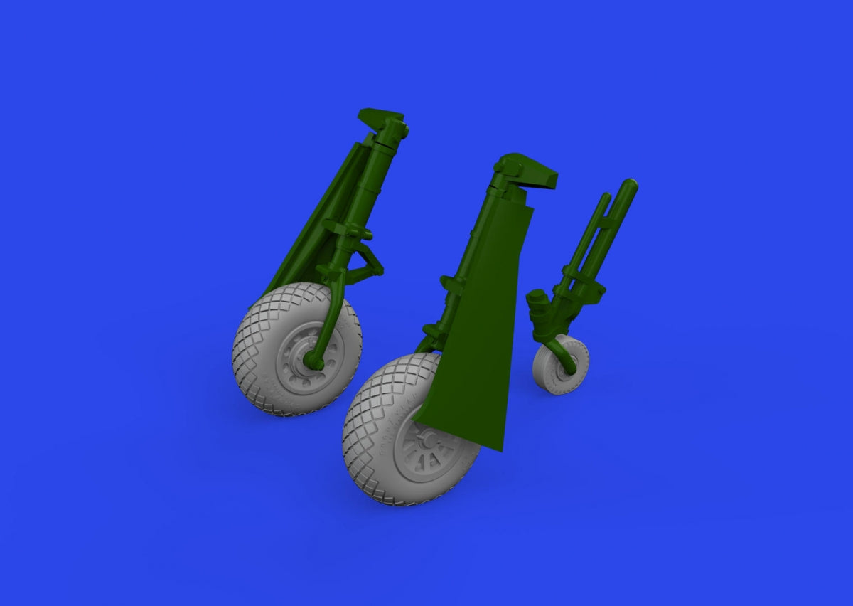 Eduard 672370 P-51D wheels diamond tread 2 EDUARD 1/72 – Bild 3