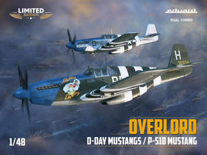 Eduard 11181 OVERLORD: D-DAY MUSTANGS / P-51B MUSTANG DUAL COMBO 1/48 – immagine 2