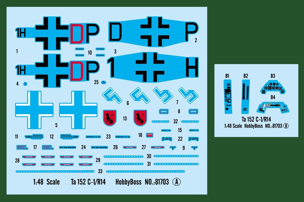 Hobby Boss 81703 Ta 152 C-1/R14 1/48 – image 4