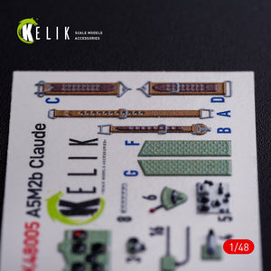 Décalcomanies 3D intérieures KELIK K48005 A5M2B Claude pour maquette WingsyKits au 1/48 – image 5