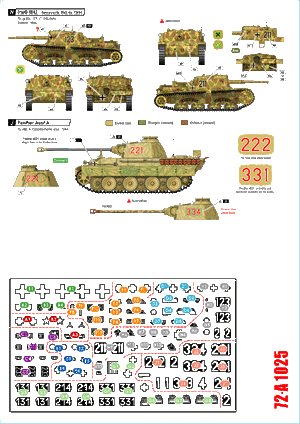 Star Decals 72-A1025 German tanks in Italy # 5. Cassino 1944. 1/72 – Bild 2