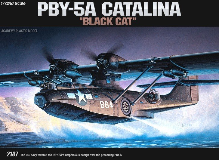 Academy 12487 PBY-5A Black Catalina 1/72