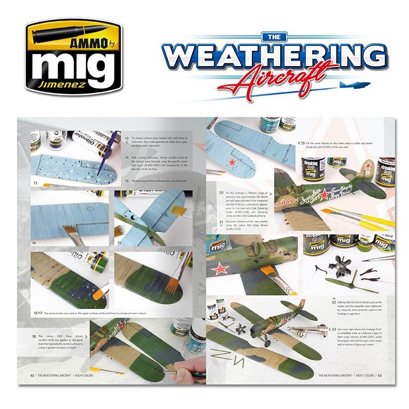 Ammo of Mig 5214 The Weathering Aircraft Issue 14. NIGHT COLORS (English) – immagine 9