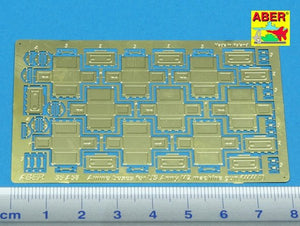 Aber 35A058 Skrzynki amunicyjne do Browninga M2 (IIWŚ) 1/35 – immagine 2