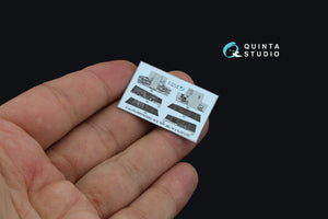 Quinta Studio QD72075 F/A-18F Late, E/A-18G 3D-Printed &amp;amp; coloured Interior on decal paper (Academy) 1/72 – imagen 4