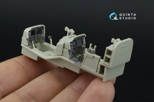 Intérieur imprimé en 3D et coloré sur papier décalcomanie Quinta Studio QDS-48535 AH-1Z Zulu Cobra/Viper (KittyHawk) (petite version) 1/48 – image 5