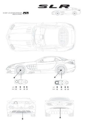 KA Models KE-24009 Mercedes SLR Detail-up Etched part 1/24 – immagine 3