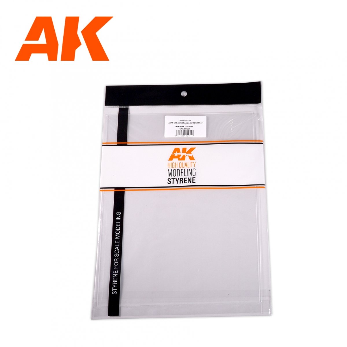 AK Interactive AK6586 0,50 MM // 0.020” THICKNESS- 245 X 195MM // 9.64 X 7.68” – CLEAR ORGANIC GLASS / ACRYLIC SHEET – Bild 3