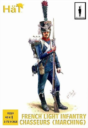Hat 8219 1808-1812 French Light Infantry Chasseurs Marching 1/72