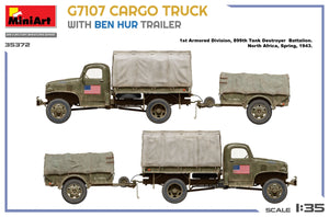 MiniArt 35372 G7107 Cargo Truck w/ Ben Hur Trailer 1/35