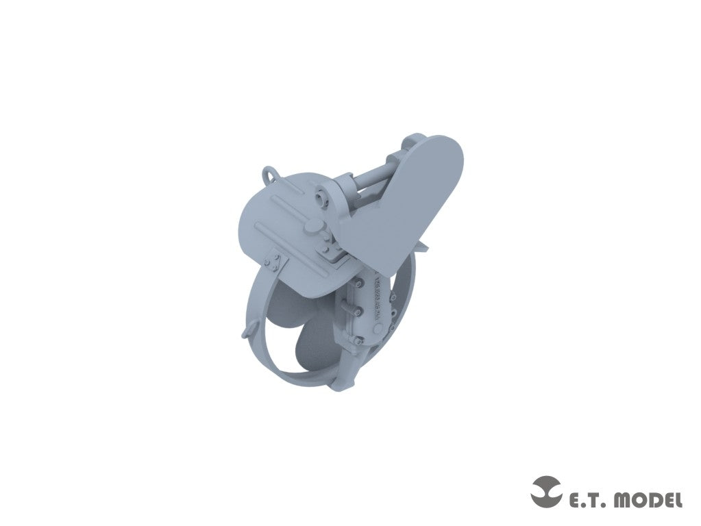 Ensemble d&amp;#39;hélices ET Model P35-261 pour Schwimmwagen Type 166 allemand de la Seconde Guerre mondiale (impression 3D) pour maquette TAMIYA au 1/35 – image 2