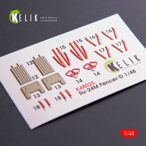 KELIK K48025 SU-24 INTERIOR 3D DECALS FOR TRUMPETER KIT 1/48 – Bild 5
