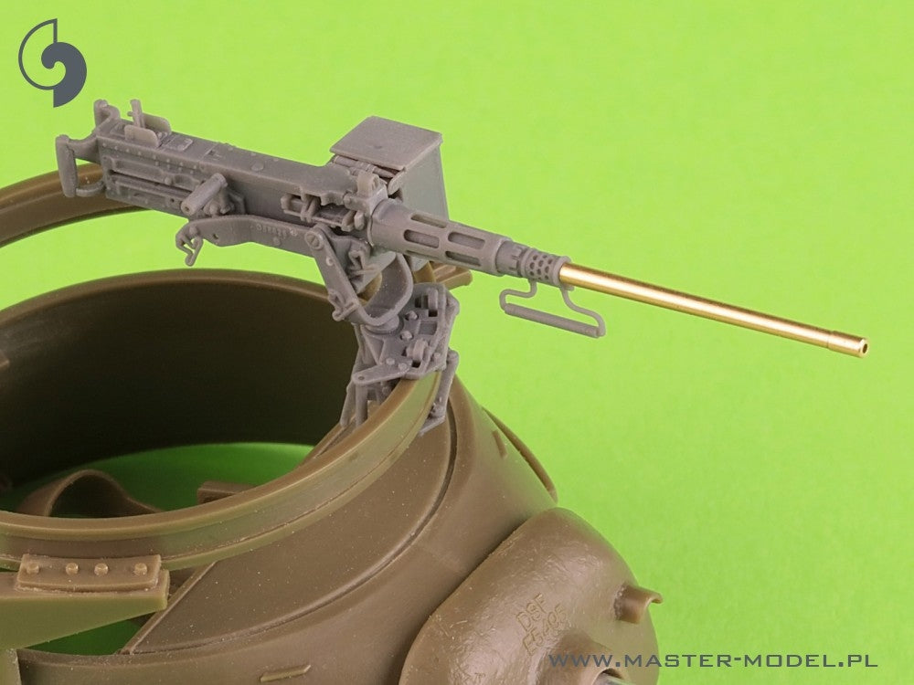 Master GM-35-073 Browning M2HB .50 cal (12,7mm) - do montażu na pierścieniu M49 (karetka D40721 / kołyska D40733 / skrzynka D40731 lub D90078) 1/35 – Bild 2