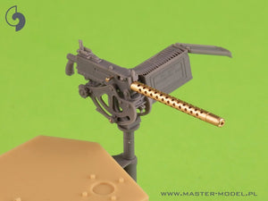 Master GM-35-087 Browning M1919 A4 .30 cal (7,62mm) - z uchwytem plot. M20 (używany np. na M3 Stuart) lub z kołyską D7431 (np. M3 Scout Car) 1/35 – Bild 9