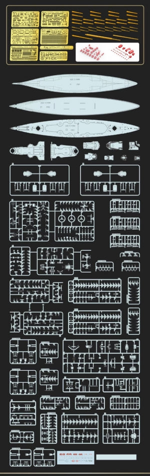 FlyHawk Model FH1133S German Navy Battleship Tirpitz (1942 Deluxe Edition) 1/700