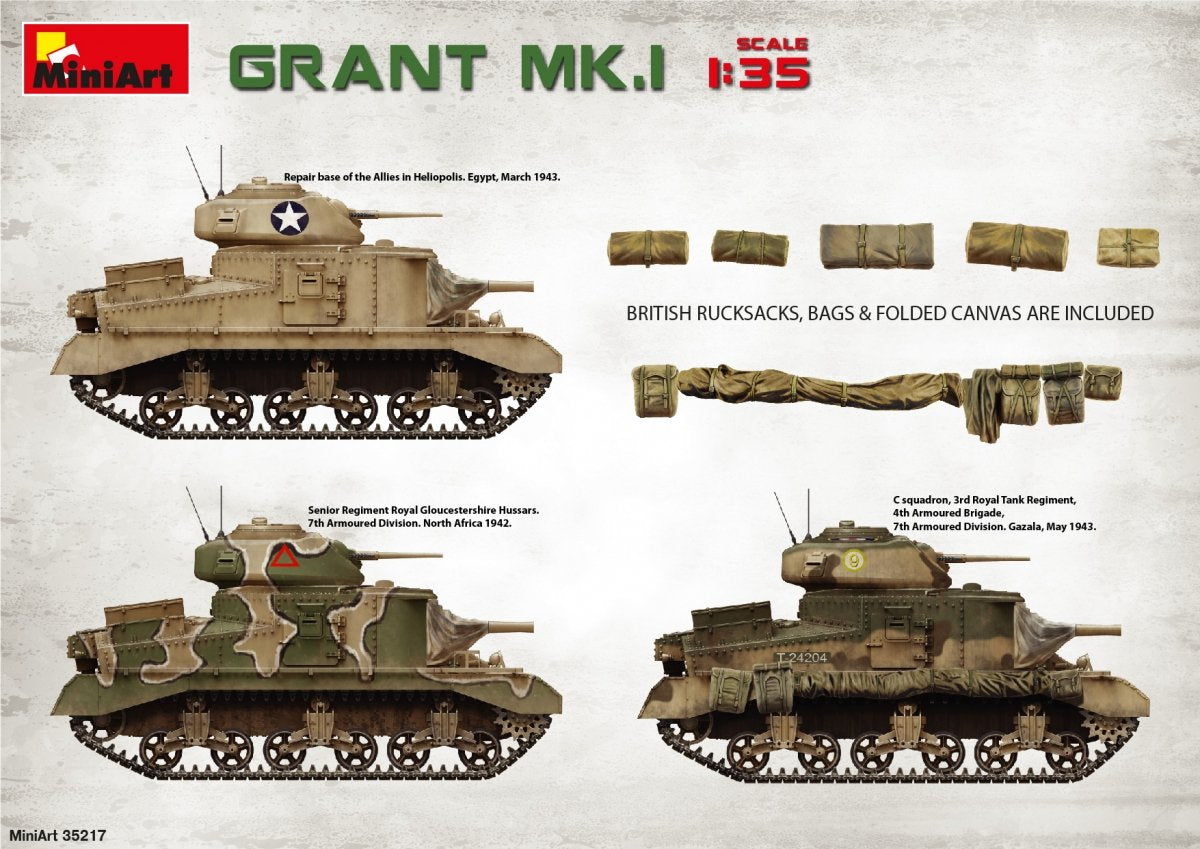 MiniArt 35217 Grant Mk.I w/interior 1/35 – imagen 23