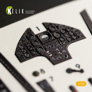KELIK K32010 F-8J CRUSADER- INTERIOR 3D DECAL FOR TRUMPETER KIT 1/32 – zdjęcie 5