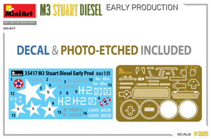 MiniArt 35417 M3 Stuart Diesel Early Production 1/35 – immagine 2
