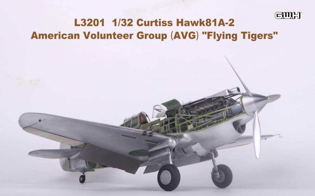 Great Wall Hobby L3201 Flying Tiger Curtiss Hawk 81-A2 1/32 – zdjęcie 5