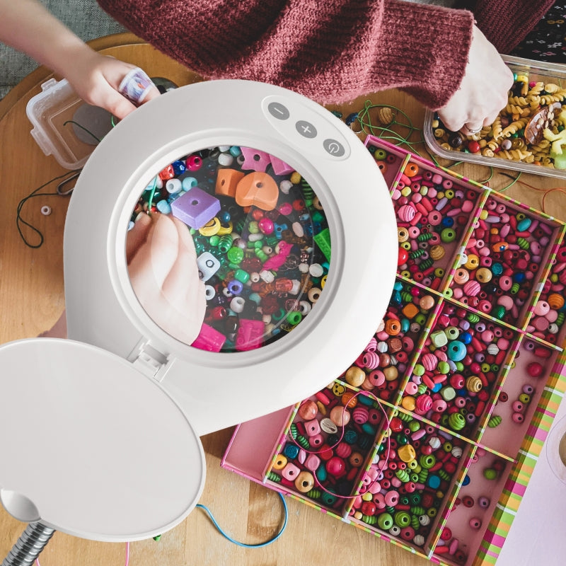 Lightcraft LC8070LED-EU LED Magnifier Lamp with Floor Stand / Lampa powiększająca LED z uchwytem podłogowym – Bild 6