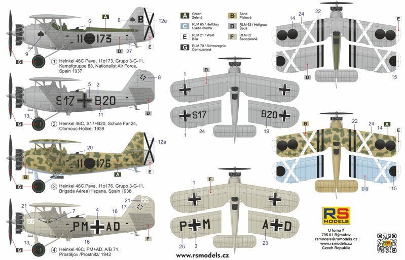 RS Models 92286 Heinkel He-46C 1/72 – Bild 2