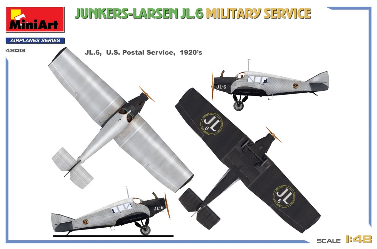 MiniArt 48013 Junkers-Larsen JL.6 1/48 – zdjęcie 4