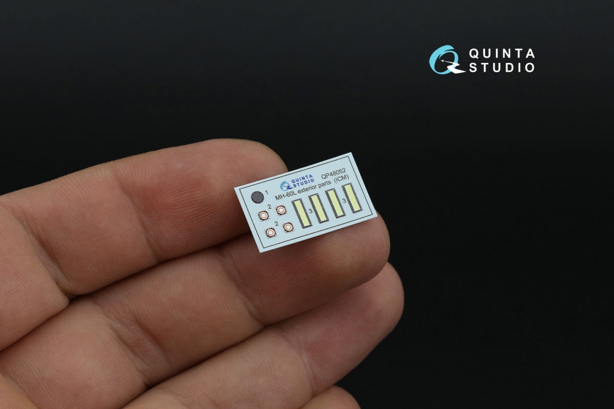 Quinta Studio QP48052 Pièces extérieures MH-60L (ICM) 1/48 – image 3