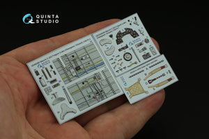 Quinta Studio QD48390 Macchi C.202 Folgore Late 3D-Printed &amp;amp; coloured Interior on decal paper (Hasegawa/Eduard) 1/48 – Bild 3