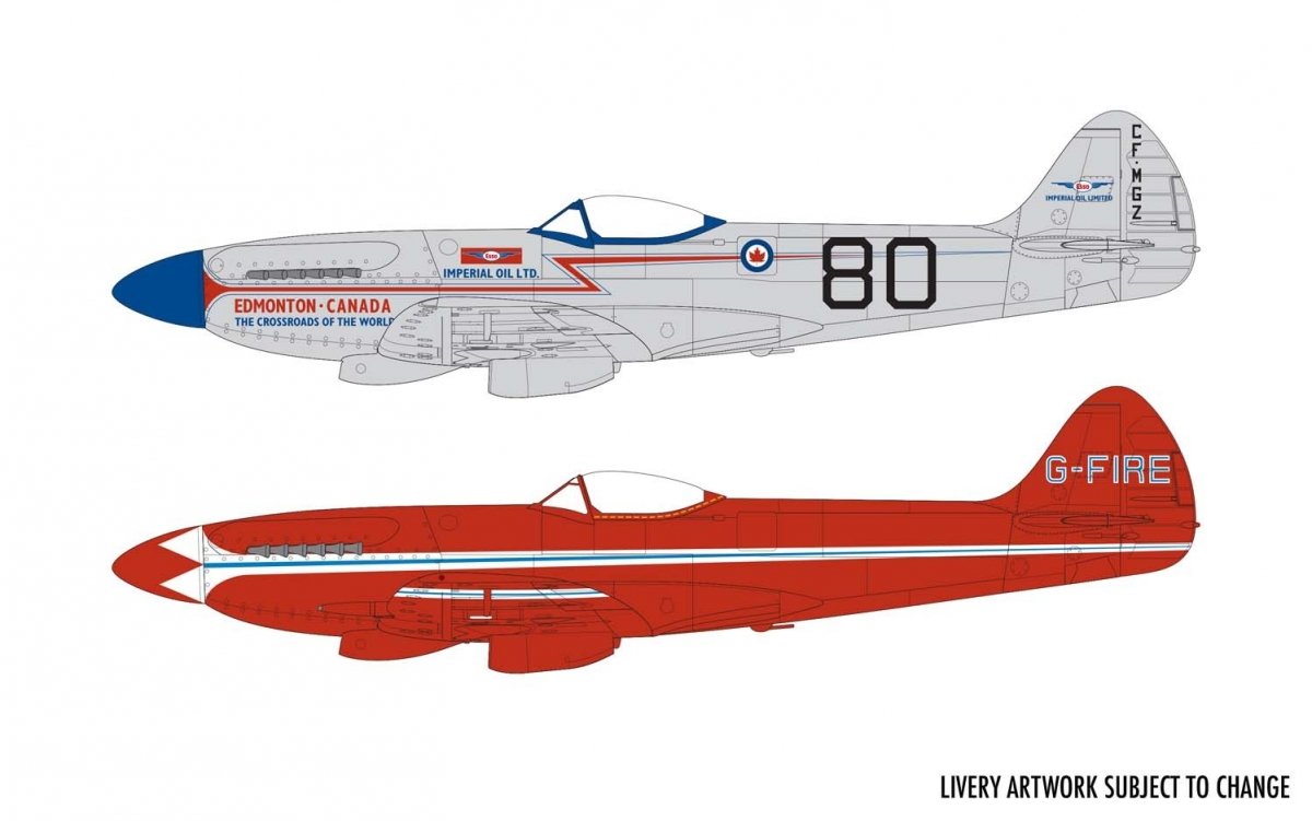 Airfix 05139 Supermarine Spitfire MkXIV Décorations civiles 1/48 – image 3