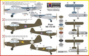Kovozavody Prostejov KPM0044 Piper NE-1/O-59 Military 1/72 – zdjęcie 2