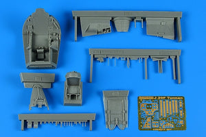 Ensemble cockpit Aires 4880 SAAB J 29F Tunnan pour maquette Hobby Boss au 1/48