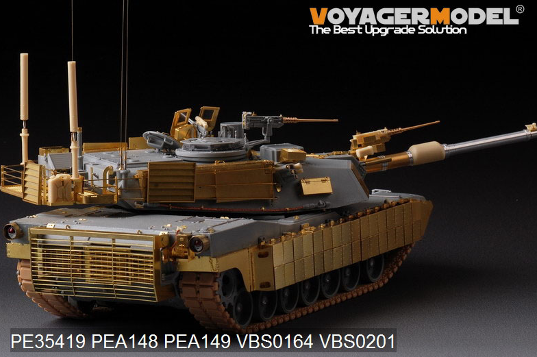 Voyager Model PEA149 Modern US Army M1A2 TUSK Slat Armour (For DRAGON 3536) 1/35 – Bild 3