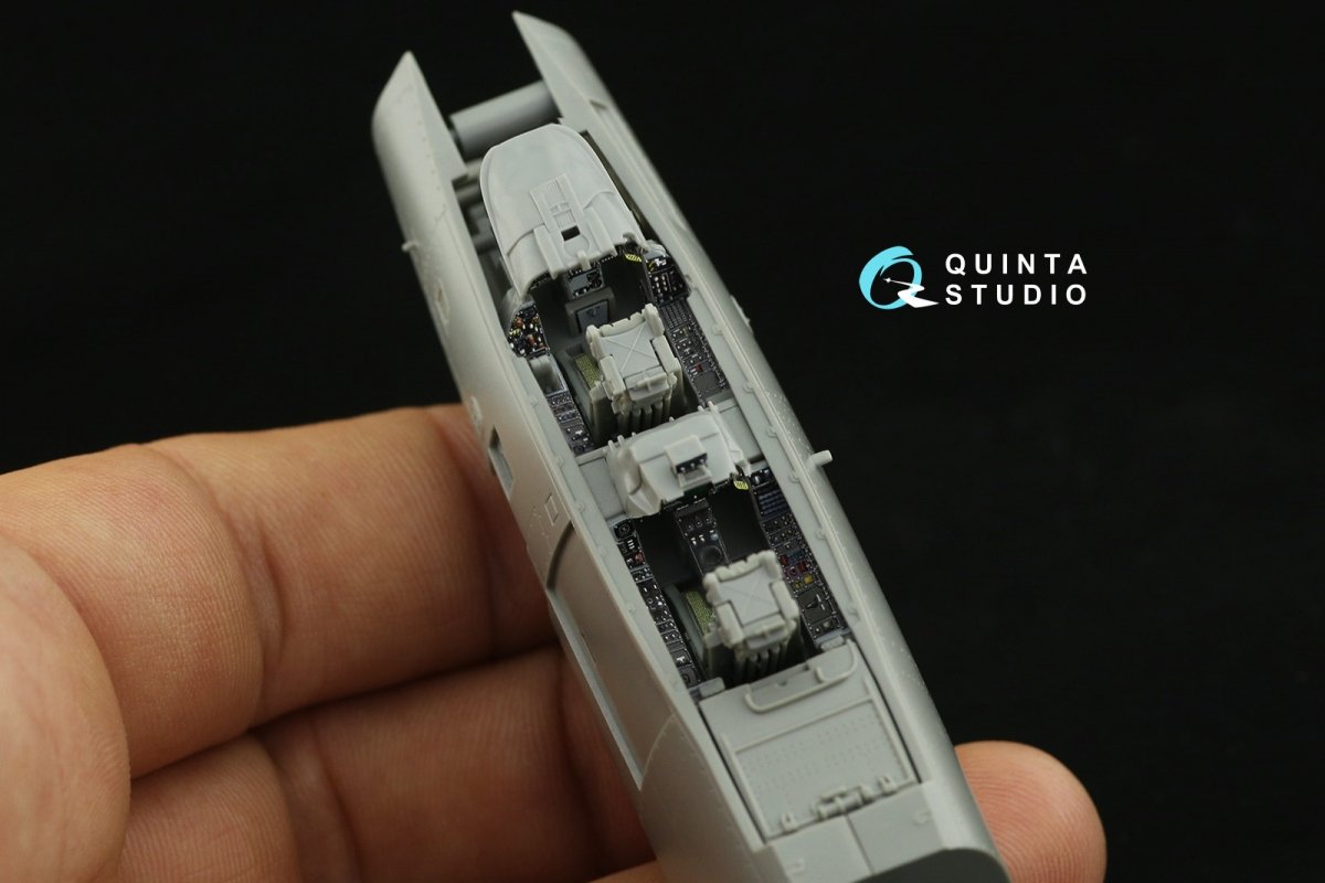 Quinta Studio QD72031 F-14D 3D-Printed &amp;amp; coloured Interior on decal paper (GWH) 1/72 – zdjęcie 4