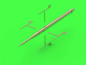 Master AM-48-144 F-16XL / F-CK-1 Prototypes Pitot Tube &amp;amp; AOA Probes 1/48 – imagen 2