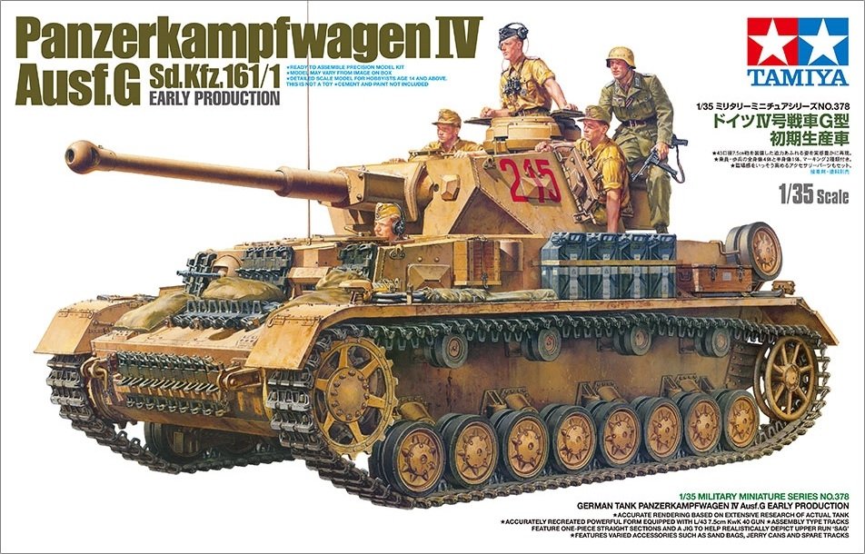 Tamiya 35378 Panzerkampfwagen IV Ausf. G Sd.Kfz. 161/1 early production 1/35 – imagen 2