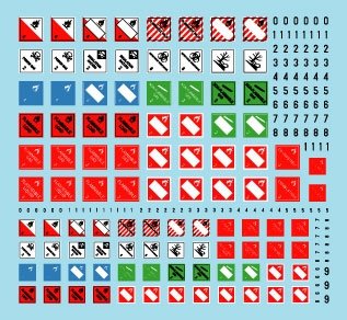Star Decals 35-C1347 DANGER!. Signs for hazardous loads 1/35 – Bild 2