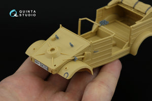 Quinta Studio QD+35141 Kubelwagen Type 82 3D-Printed &amp;amp; coloured Interior on decal paper (Tamiya) (with 3D-printed resin parts) 1/35 – Bild 13
