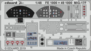 Eduard FE1000 MiG-17F HOBBY BOSS 1/48