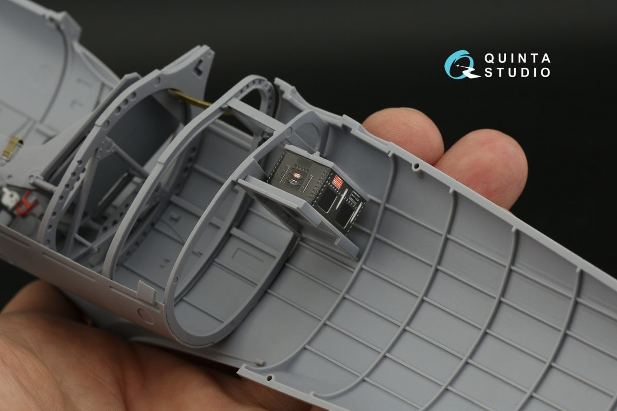 Quinta Studio QD24009 Spitfire Mk.IXc 3D-Printed &amp;amp; coloured Interior on decal paper (Airfix) 1/24 – Bild 7