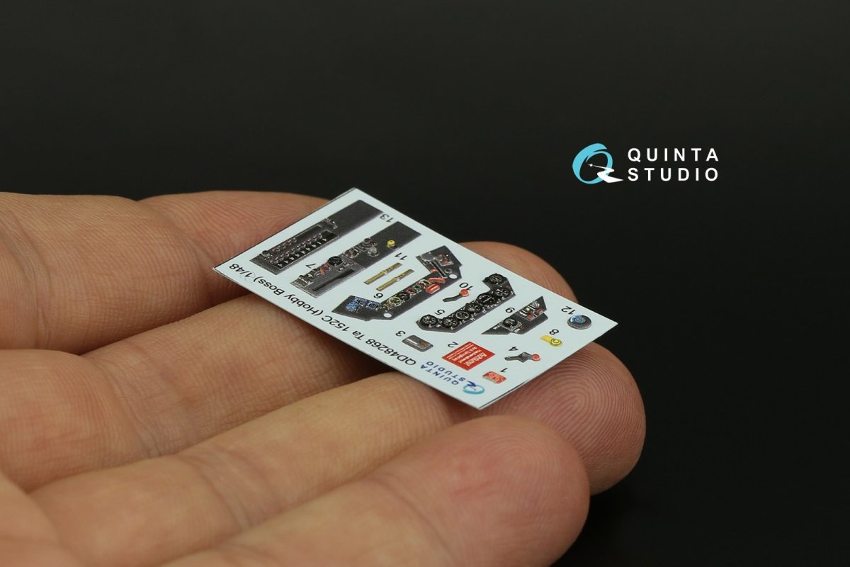 Quinta Studio QD48268 Ta 152C 3D-Printed &amp;amp; coloured Interior on decal paper (Hobby Boss) 1/48 – zdjęcie 4