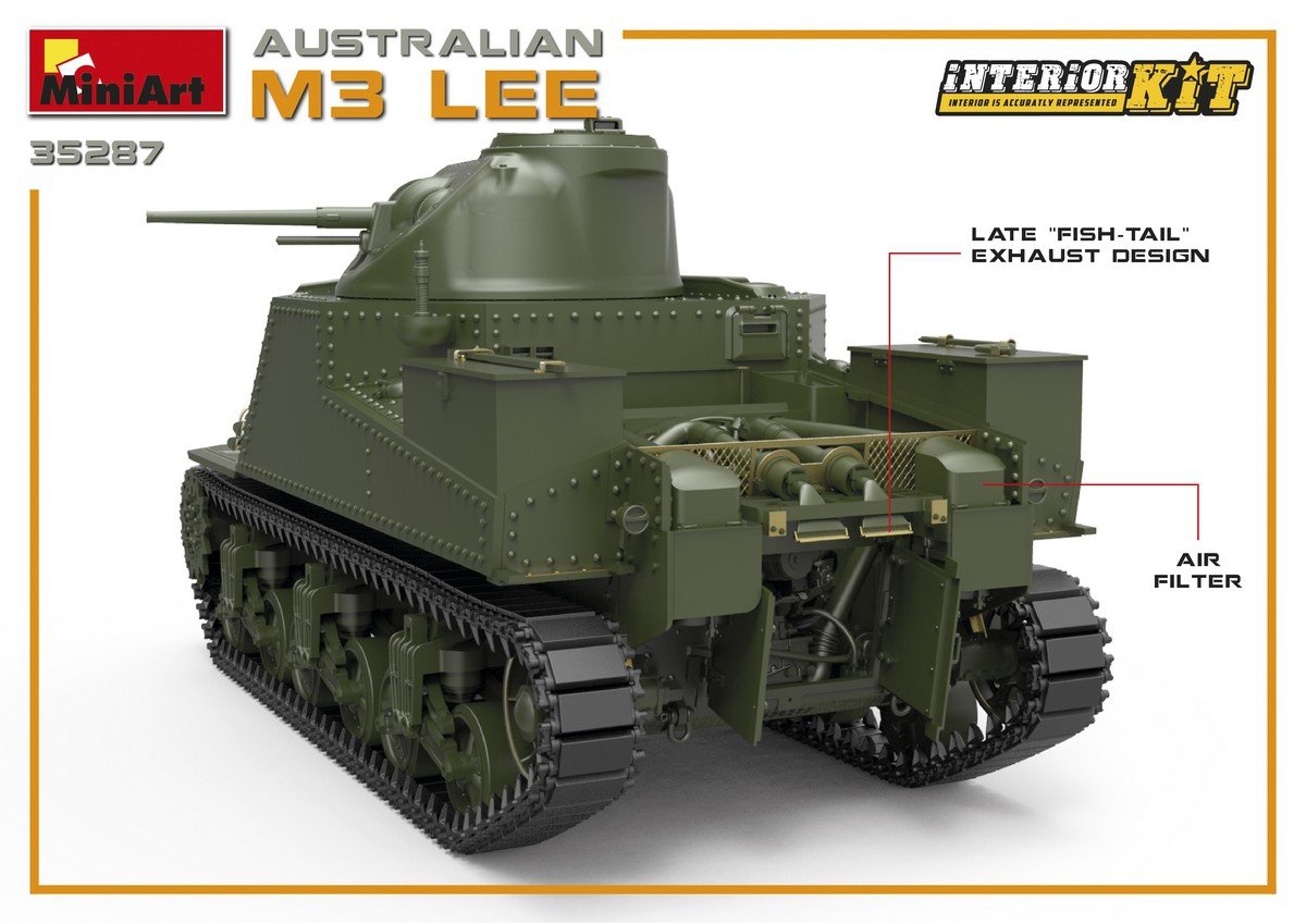 MiniArt 35287 AUSTRALIAN M3 LEE. INTERIOR KIT 1/35 – immagine 7
