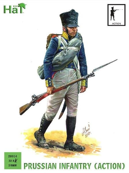 Hat 28014 Prussian Infantry Action 28mm