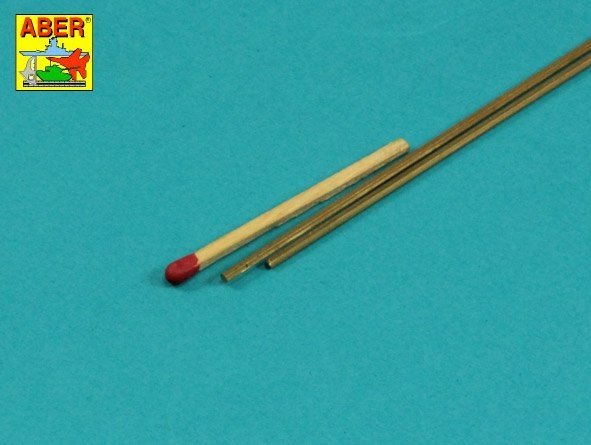 Aber HR-15 Sześciokątne pręty mosiężne 1,5mm długość 245mm (2 sztuki) – zdjęcie 2