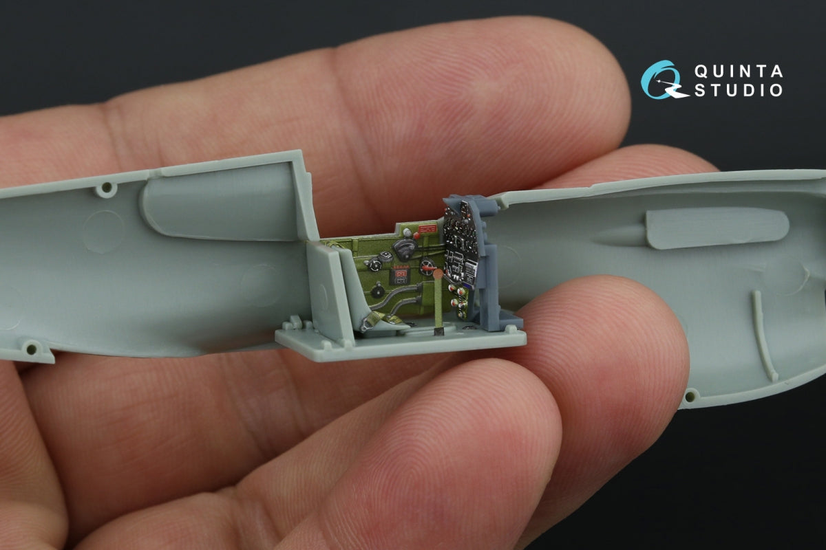 Quinta Studio QD+72054 P-40E Warhawk 3D-Printed &amp;amp; coloured Interior on decal paper (Academy/Modelist) (with 3D-printed resin parts) 1/72 – Bild 10