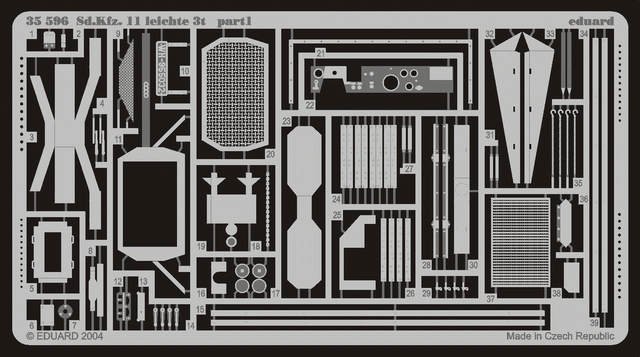 Eduard 35596 Sd. Kfz.11 leichte 3t (AFV CLUB) 1/35