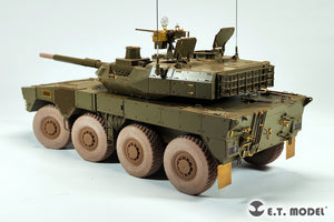 E.T. Model P35-129 JGSDF TYPE 16 Maneuver Combat Vehicle Sagged wheels and Muzzle Brake For TAMIYA Kit 1/35 – immagine 6